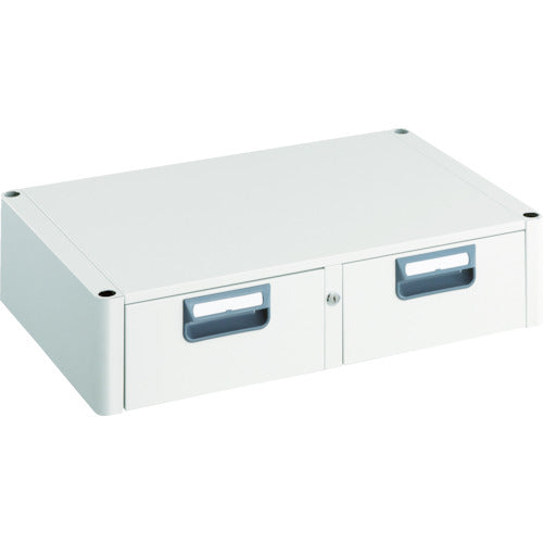 ＴＲＵＳＣＯ　ツールワゴン　フェニックスワゴン　２列引出　７５０Ｘ５００　ホワイト PEW-75W-W