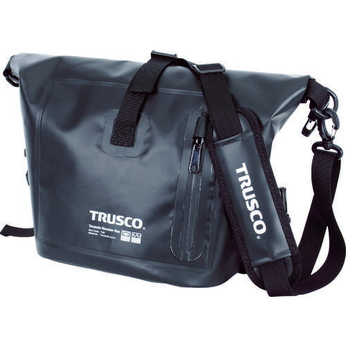 ＴＲＵＳＣＯ　防水ターポリンショルダーバッグ　ブラック TSB-BK