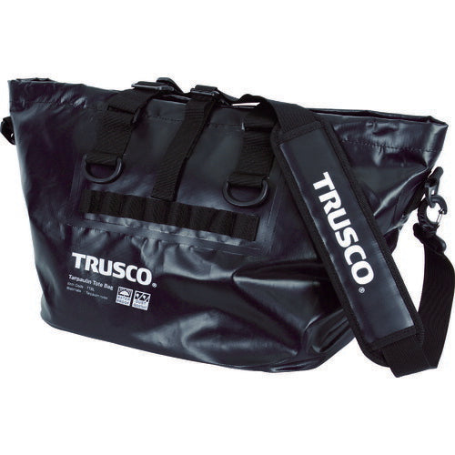 ＴＲＵＳＣＯ 防水ターポリントートバッグ Ｌサイズ ブラック TTBL-BK