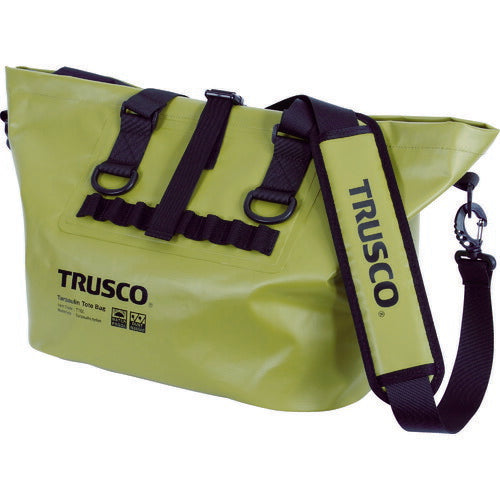 ＴＲＵＳＣＯ 防水ターポリントートバッグ Ｌサイズ ＯＤ TTBL-OD