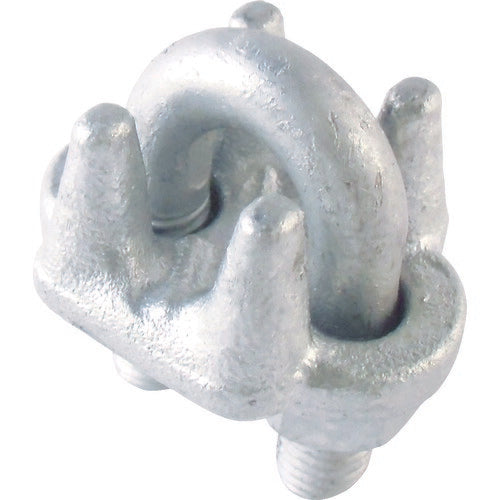 ＴＲＵＳＣＯ 鍛造ワイヤクリップ ６ｍｍ メッキ TWCF-06