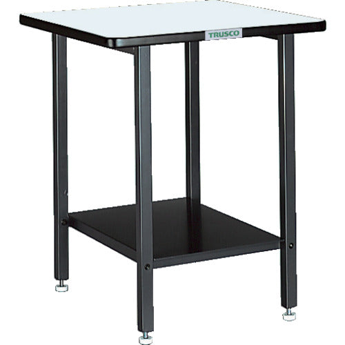 ＴＲＵＳＣＯ　ＥＬＳ型補助テーブル　５００Ｘ５００Ｘ６００　アジャスター付 ELS-500