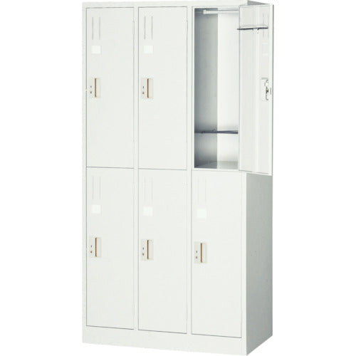 ＴＲＵＳＣＯ　スタンダードロッカー　６人用　９００Ｘ５１５ＸＨ１７９０ NL67