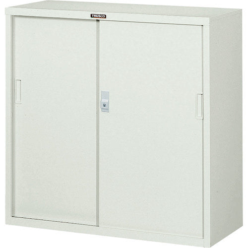 ＴＲＵＳＣＯ　スタンダード書庫（Ｄ４００）　スチール引違　８８０ＸＨ８８０ N303D