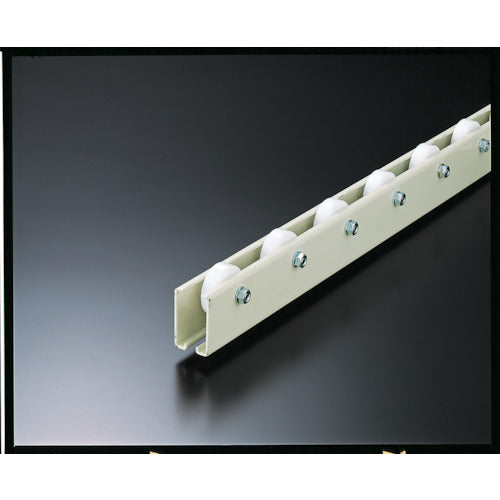 ＴＲＵＳＣＯ ホイールコンベヤ 樹脂製Φ３８Ｘ１２ Ｐ７５ＸＬ１８００ V-38N-75-1800