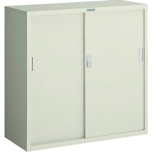 ＴＲＵＳＣＯ 耐薬品保管庫 スチール引違型 ８８０Ｘ４００ＸＨ８８０ T-303D