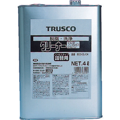 ＴＲＵＳＣＯ　αクリーナー　４Ｌ ECO-CL-C4