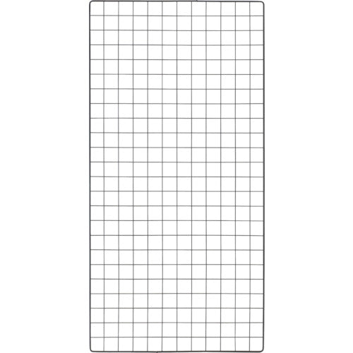 ＴＲＵＳＣＯ　棚用ディスプレイネット　金具付　６００Ｘ１２００　黒 TN-6012(BK)
