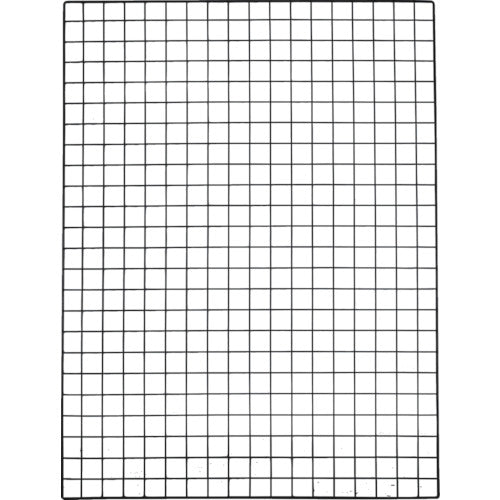 ＴＲＵＳＣＯ　棚用ディスプレイネット　金具付　９００Ｘ１２００　黒 TN-9012(BK)