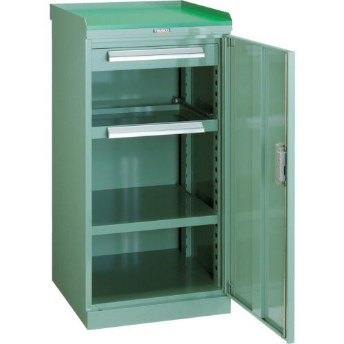 ＴＲＵＳＣＯ　スライド工具キャビネット　５０１Ｘ５５１　コボレ止め天板付 DX-11