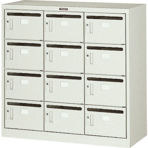 ＴＲＵＳＣＯ　メールボックス　１２人用　９００Ｘ３８０ＸＨ８８０ MV-12P