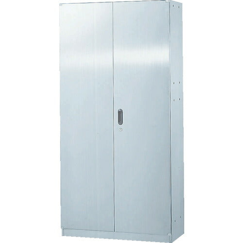 ＴＲＵＳＣＯ ステンレス保管庫（Ｄ５００）両開 ９００ＸＨ１８３０ アジャスター STH5-18