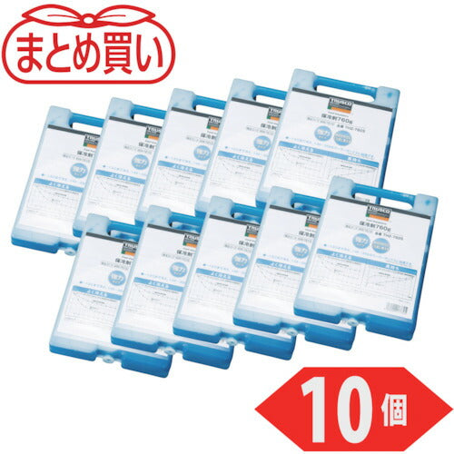 ＴＲＵＳＣＯ　まとめ買い　保冷剤　７６０ｇ　強冷タイプ　１０個入り THZ-760S-10P