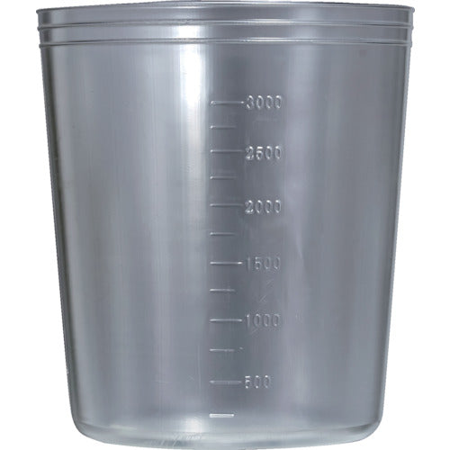 ＴＲＵＳＣＯ　ディスポカップ　ＰＰ製　３Ｌ　１箱（６０個） DC-3000L