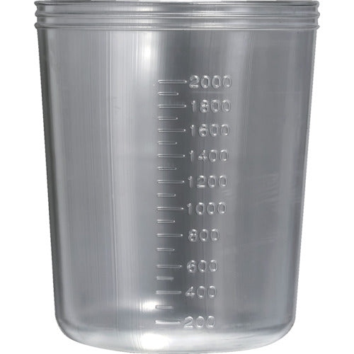 ＴＲＵＳＣＯ　ディスポカップ　ＰＰ製　２Ｌ　１箱（６０個） DC-2000L