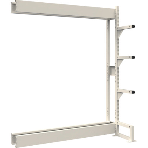 【取寄品】 ＴＲＵＳＣＯ ボルトレス長尺保管棚Ｍ１．５ 単式連結１２００Ｘ３００ＸＨ１８００ ４段 VRM1.56434B 【送料都度見積】