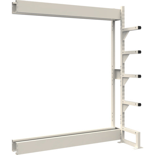 【取寄品】 ＴＲＵＳＣＯ ボルトレス長尺保管棚Ｍ１．５ 単式連結１５００Ｘ３００ＸＨ１８００ ５段 VRM1.56535B 【送料都度見積】