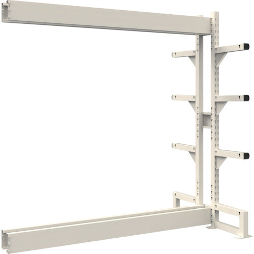 【取寄品】 ＴＲＵＳＣＯ ボルトレス長尺保管棚Ｍ３ 複式連結９００Ｘ４５０ＸＨ２１００ ４段 VRM37354BW 【送料都度見積】