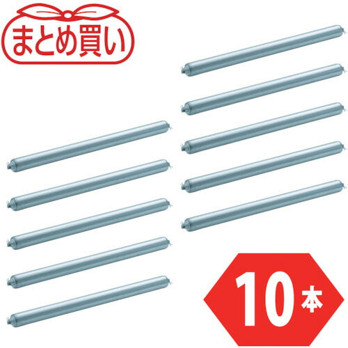 ＴＲＵＳＣＯ まとめ買い 取替用単品 スチールローラー Φ５７×２．１ｔ Ｗ３００ Ｓ付１０本セット VL57W300-21-10P