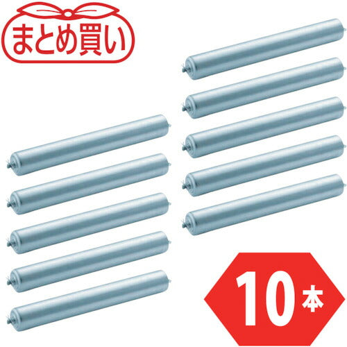 ＴＲＵＳＣＯ まとめ買い 取替用単品 スチールローラー Φ６０．５×２．３ｔ Ｗ４００ Ｓ付１０本セット VL605W40-10P