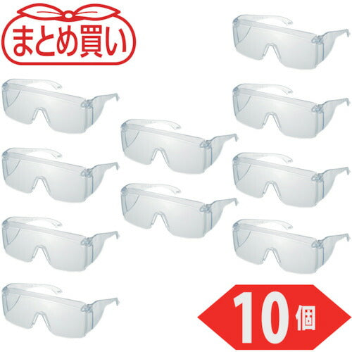 ＴＲＵＳＣＯ　まとめ買い　一眼型セーフティーグラス　薄型　クリア　１０個 TSG-36-10P