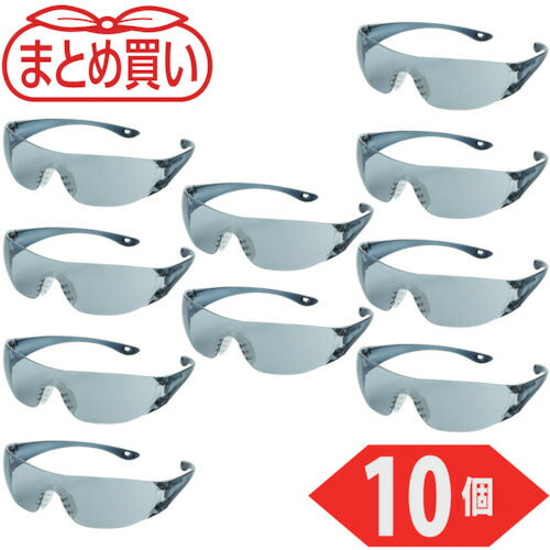 ＴＲＵＳＣＯ まとめ買い 一眼型セーフテイグラス グレー １０個 TYN-1-GY-10P