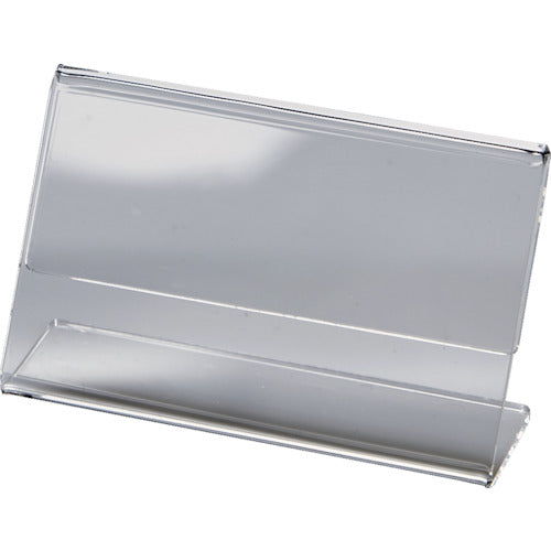ＴＲＵＳＣＯ　Ｌ型カード立て　片面名刺サイズ　５５Ｘ９３ｍｍ TCTL-5593