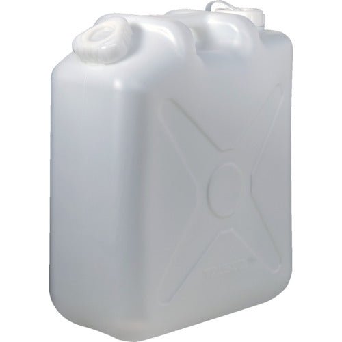 ＴＲＵＳＣＯ おにぎりキャップポリタンク（扁平缶） ノズル無 ２０Ｌ T0207-U