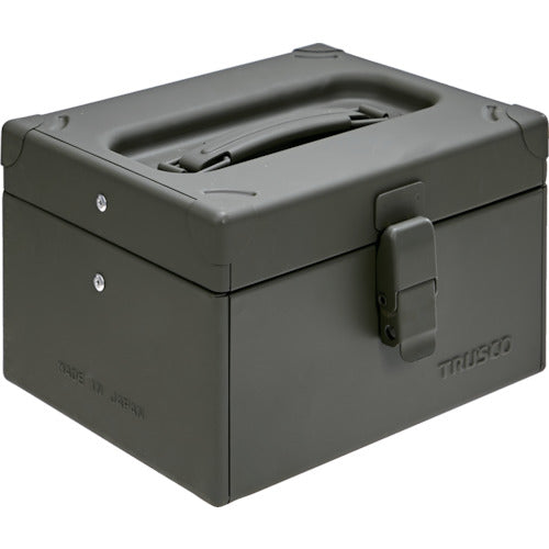 ＴＲＵＳＣＯ　片開きツールボックス　つや消しＯＤ　２２５ｘ１８０ｘ１３５ｍｍ TB225-OD