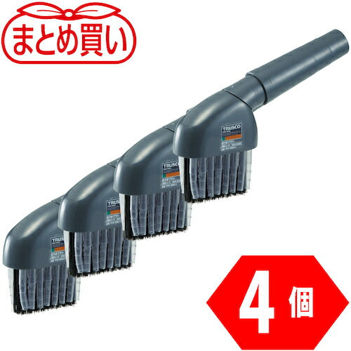 ＴＲＵＳＣＯ まとめ買い ほうきブラシ ４個 TPC-30611-4P