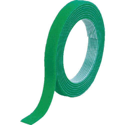 ＴＲＵＳＣＯ　マジックバンド［［Ｒ下］］結束テープ両面　幅４０ｍｍＸ長さ５ｍ緑 MKT-40V-GN