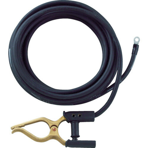 ＴＲＵＳＣＯ　キャブタイヤケーブル　アースクリップ丸端子付　５ｍ TCT-3805KE