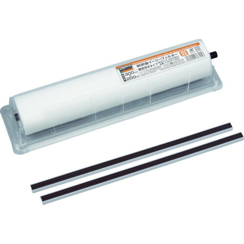 ＴＲＵＳＣＯ　制御盤イージーフィルター　難燃厚手タイプ　３００Ｘ２００　５０枚分　１本 T-OCPT-300