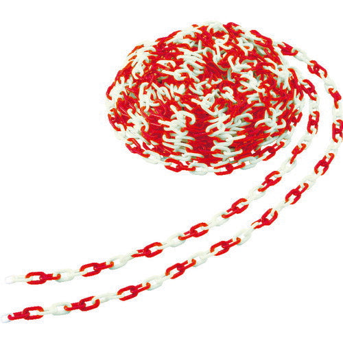 ＴＲＵＳＣＯ　プラチェーン　６ＭＭＸ３０Ｍ　赤／白 TPC-6RW