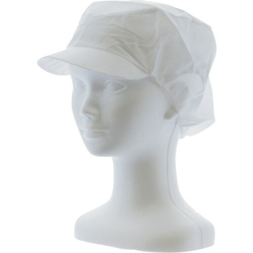 ＴＲＵＳＣＯ 帯電帽つば付 Ｌサイズ （１０枚入） TTCT-L