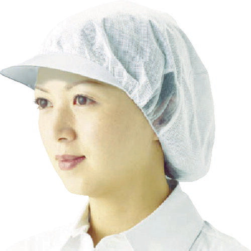 ＴＲＵＳＣＯ 帯電帽つば付 Ｍサイズ （１０枚入） TTCT-M