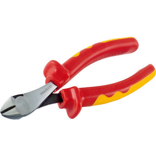 【取寄品】 ＴＲＵＳＣＯ 絶縁ニッパ １６０ｍｍ TZSP160 【送料都度見積】