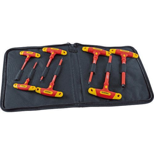 ＴＲＵＳＣＯ 絶縁Ｔ型六角棒レンチ７本セット TZTR-7S