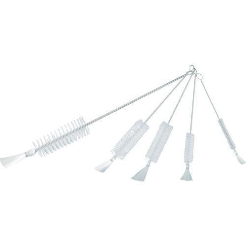 【取寄品】 ＴＲＵＳＣＯ 理化学ブラシ 注射器用 ナイロン毛 ステンレス柄１ｃｃ用 １０本入 TBS-S1N-10P 【送料都度見積】
