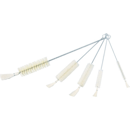 【取寄品】 ＴＲＵＳＣＯ 理化学ブラシ 注射器用 山羊毛 スチール柄２０ｃｃ用 １０本入 TBS-S20J-10P 【送料都度見積】