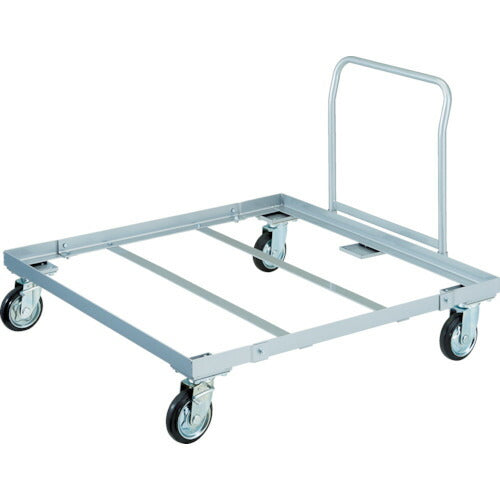 ＴＲＵＳＣＯ　パレット台車　１１００ｘ１１００　ハンドル付 PLK-05-1111H