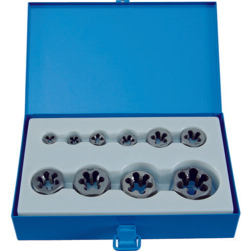 ＴＲＵＳＣＯ 六角サラエナットダイスメートル細目ねじセット THD-FSET