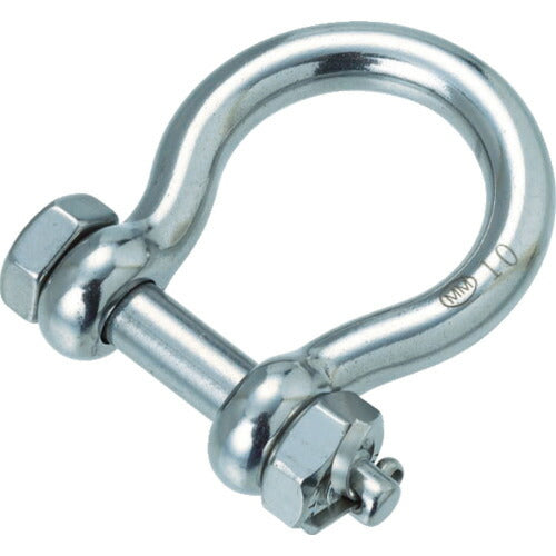 ＴＲＵＳＣＯ　ステンレス　ボルト止めオタフクシャックル　呼び１６ｍｍ TOBS-16