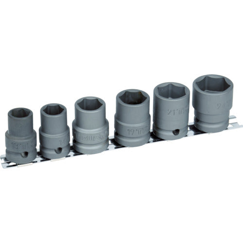 ＴＲＵＳＣＯ　インパクト用ソケット６個組セット　差込角１２．７ｍｍ T4-5SET