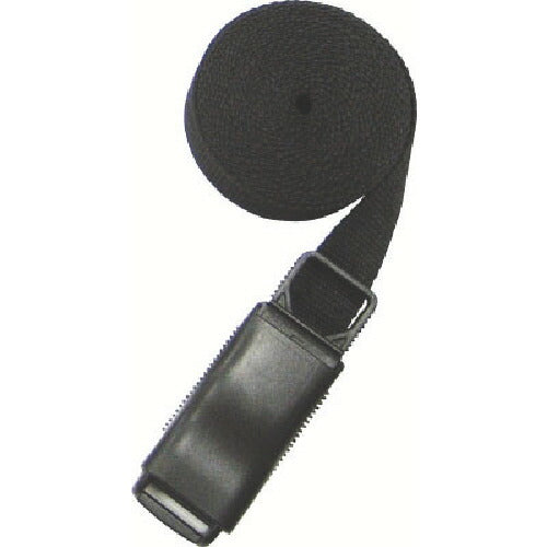 【取寄品】 ＴＲＵＳＣＯ 樹脂バックル付結束ベルト 鍵付Ｂタイプ ２５ｍｍ 黒 TIB-KLS-KB25 【送料都度見積】