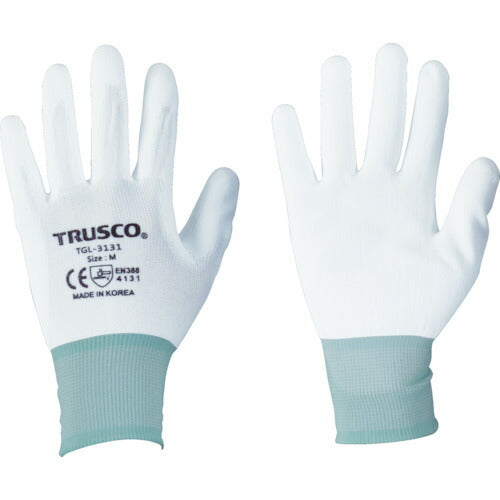 ＴＲＵＳＣＯ　ナイロン手袋ＰＵ手のひらコート（１０双入）Ｌ TGL-3131-10P-L
