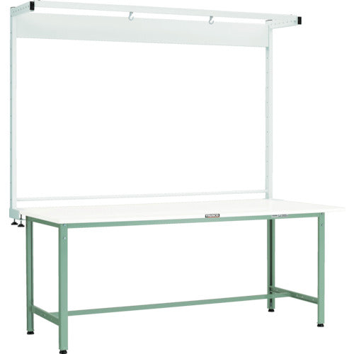 ＴＲＵＳＣＯ　軽荷重作業台（３００ｋｇ）ＡＥ型　１８００Ｘ９００ＸＨ１９４８（全高）　ツールハンガー付　ダークグレー色 RAE-1809THN DG