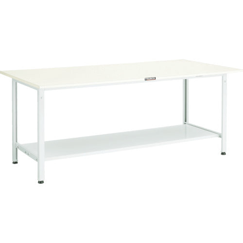 ＴＲＵＳＣＯ　軽荷重作業台（３００ｋｇ）ＡＥ型　９００Ｘ６００ＸＨ７４０　下棚２枚付　ダークグレー色 SAE-0960LT2 DG