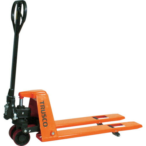 ＴＲＵＳＣＯ　ハンドパレットトラック　７５０ｋｇ　Ｌ８５０ＸＷ４５０　超低床式 THPSL-07-48