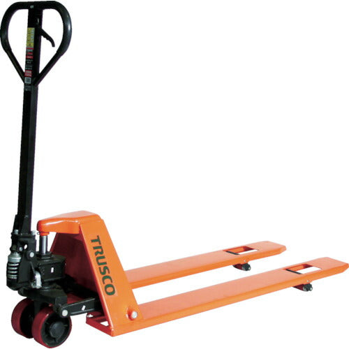 ＴＲＵＳＣＯ　ハンドパレットトラック　７５０ｋｇ　Ｌ１０００ＸＷ５４０　超低床式 THPSL-07-510